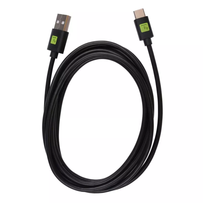 Cabo USB Techly ICOC MUSB31-CMAM20T USB 3.2 Gen 1 (3.1 Gen 1) 2 m USB A USB C preto