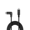 Cabo Lindy 1 m USB 3.2 Type-C, 90° em ângulo, 10 Gbit/s