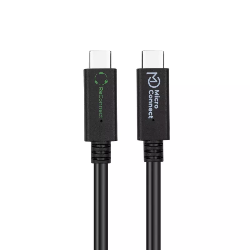 Cabo USB Microconnect ECO-USB3.2CC1.5 USB 3.2 Gen 2x2 1,5 m USB C preto