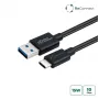 Cabo USB Microconnect ECO-USB3.2CA0.25 USB 3.2 Gen 2 (3.1 Gen 2) 0,25 m USB A USB C preto