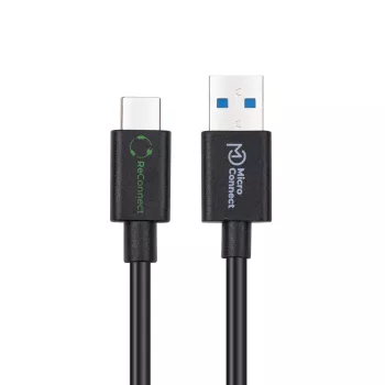 Cabo USB Microconnect ECO-USB3.2CA0.25 USB 3.2 Gen 2 (3.1 Gen 2) 0,25 m USB A USB C preto