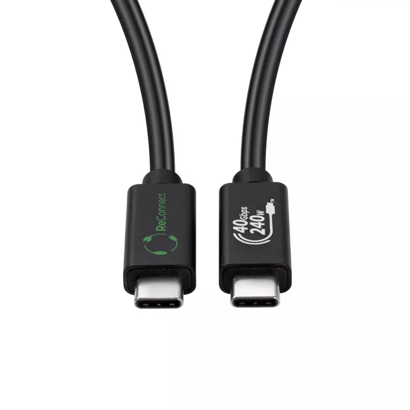 Cabo USB4 MicroConnect ReConnect ECO-USB4CC1 — cabo de dados/carregamento USB4 (modelo ECO-USB4CC1)
