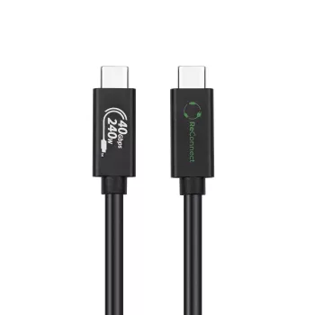 Cabo USB4 MicroConnect ReConnect ECO-USB4CC05 40 Gbit/s 100 W, USB-C para USB-C