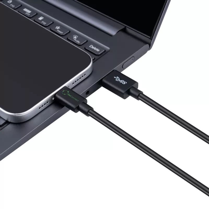 Cabo USB Microconnect ECO-USB3.1CA2 USB 3.2 Gen 1 (3.1 Gen 1) 2 m USB-C preto