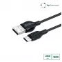 Cabo USB Microconnect ECO-USB3.1CCHAR1B USB 2.0 1 m USB A USB C preto