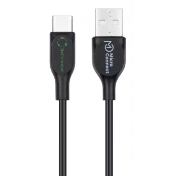 Cabo USB Microconnect ECO-USB3.1CCHAR1B USB 2.0 1 m USB A USB C preto