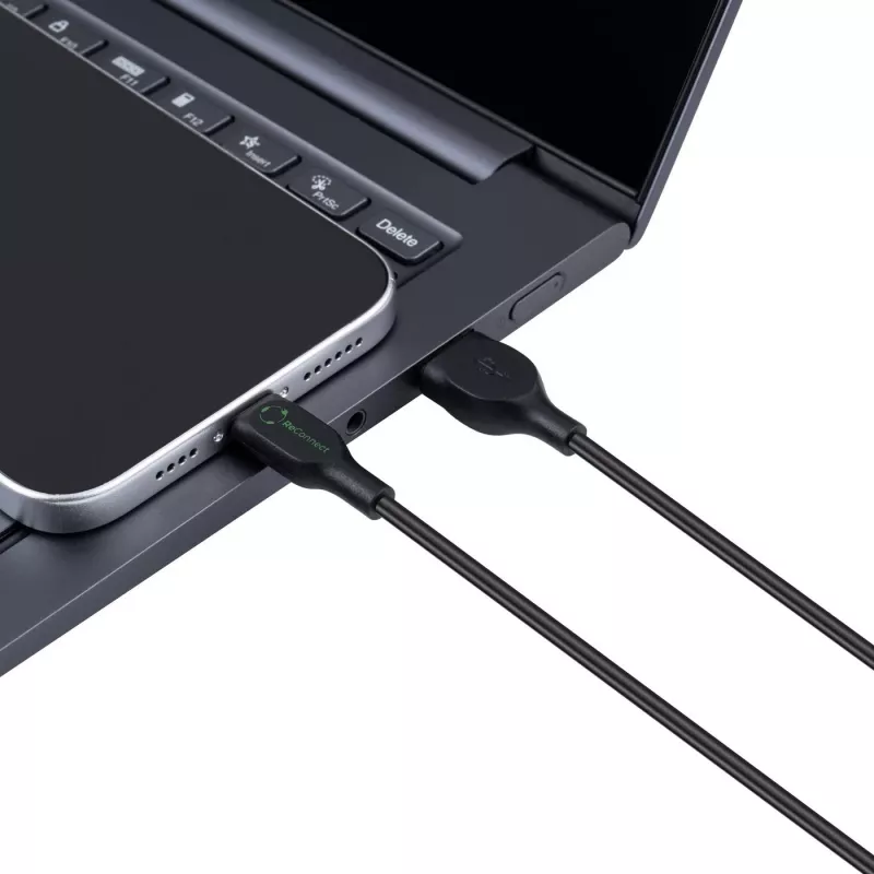 Cabo USB Microconnect ECO-USB3.1CCHAR1B USB 2.0 1 m USB A USB C preto