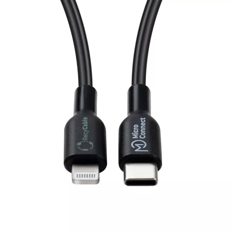 Cabo Lightning Microconnect ECO-USB3.1CL1 1 m preto ficha USB-C
