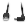 Cabo USB Lindy 32000 — USB 2.0, USB-A para USB-C, 0,5 m, preto