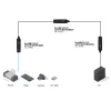Cabo USB Lindy 43405 USB 3.2 Gen 2 (3.1 Gen 2) 5 m USB-C preto