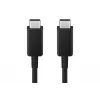 Cabo Samsung USB Type-C para Type-C preto 1,8 m, 1,8 m, USB C, USB C, USB 2.0, preto