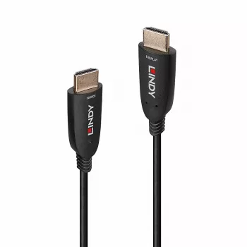 Cabo HDMI Lindy 100 m Fibre Optic Hybrid HDMI 8K60 48 Gbit/s preto