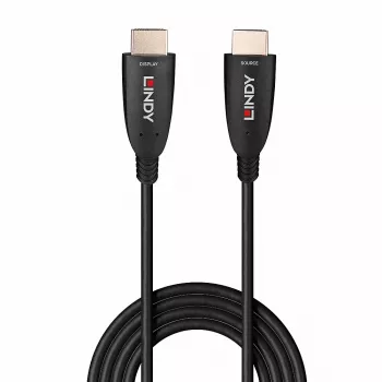 Cabo HDMI Lindy 100 m Fibre Optic Hybrid HDMI 8K60 48 Gbit/s preto