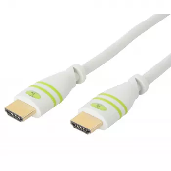 Cabo HDMI Techly 3 m High-Speed com Ethernet A/A M/M branco ICOC HDMI-4-030WH