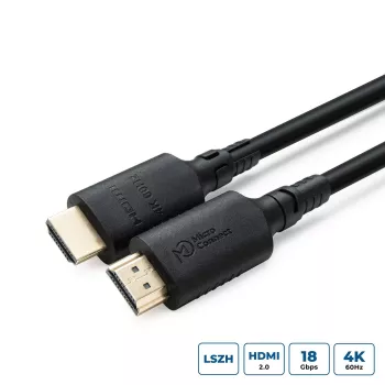 Cabo HDMI MicroConnect MC-HDM19193V2.0LSZH — 4K, V2.0, LSZH