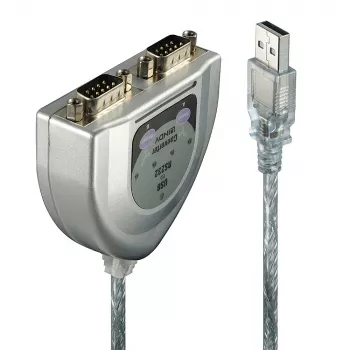 Conversor USB para 2 Portas Série Lindy 42889