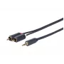 Cabo de Áudio Vivolink PROMJRCA20 20 m 3,5 mm 2 x RCA Preto