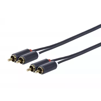 Cabo de Áudio Vivolink PRORCARCA2 2 m 2 x RCA Preto