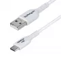 Cabo de Carregamento USB-A para USB-C StarTech.com 1m, Carregar e Sincronizar, 3A, USB 2.0, Bainha TPE – Cabo de Carregamento USB Branco