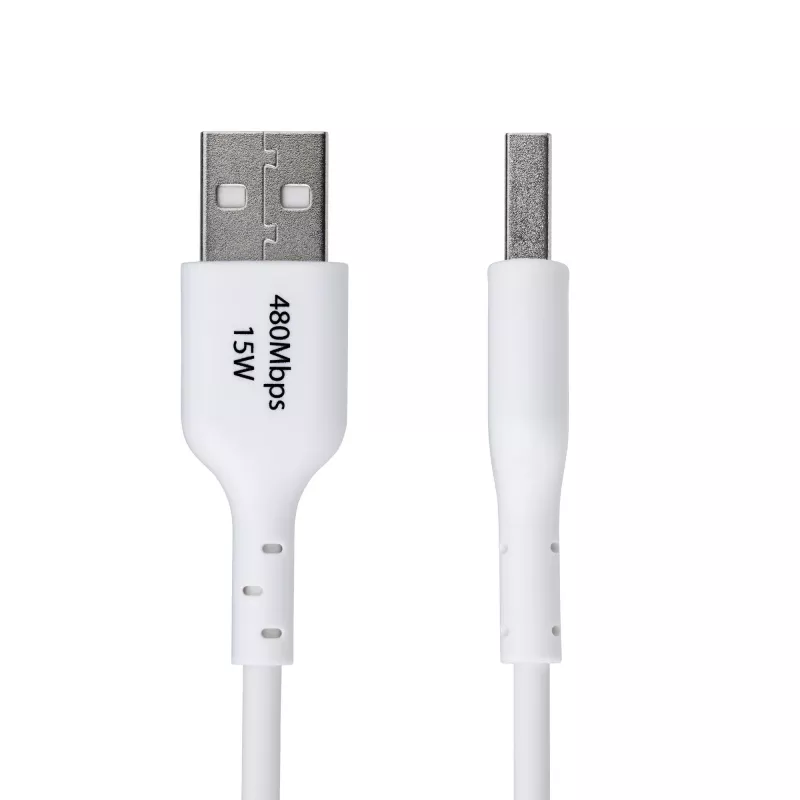 Cabo de Carregamento USB-A para USB-C StarTech.com 1m, Carregar e Sincronizar, 3A, USB 2.0, Bainha TPE – Cabo de Carregamento USB Branco