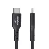 Cabo de Carregamento USB-A para USB-C StarTech.com 3ft (1m), Carregar e Sincronizar, 3A, USB 2.0, Bainha TPE – Cabo de Carregamento USB Preto