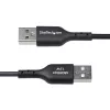 Cabo de Carregamento USB-A para USB-C StarTech.com 3ft (1m), Carregar e Sincronizar, 3A, USB 2.0, Bainha TPE – Cabo de Carregamento USB Preto