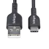 Cabo de Carregamento USB-A para USB-C StarTech.com 3ft (1m), Carregar e Sincronizar, 3A, USB 2.0, Bainha TPE – Cabo de Carregamento USB Preto
