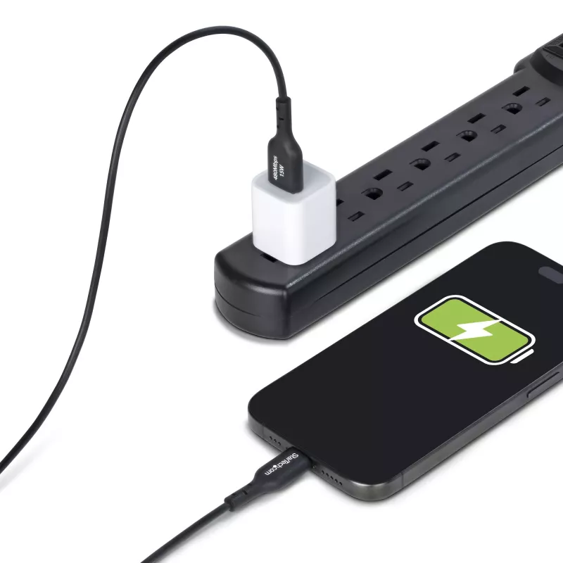Cabo de Carregamento USB-A para USB-C StarTech.com 3ft (1m), Carregar e Sincronizar, 3A, USB 2.0, Bainha TPE – Cabo de Carregamento USB Preto