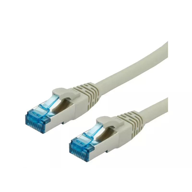 Cabo de Rede VALUE 21.99.0859 RJ-45 Cat6a 0,15m Cinzento