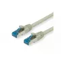 Cabo de Rede VALUE 21.99.0859 RJ-45 Cat6a 0,15m Cinzento