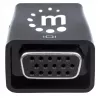 Manhattan 151542 microconversor de HDMI para VGA, preto