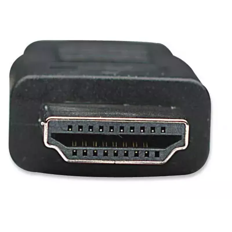 Cabo HDMI para DVI-D 24+1 Manhattan, 1 m, macho para macho, preto, Dual Link, compatível com DVD-D, garantia vitalícia, equivalente a HDDVIMM1M