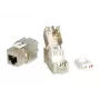 Conector fêmea keystone Cat.6 blindado sem ferramentas Equip 767213