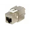 Conector fêmea keystone Cat.6 blindado sem ferramentas Equip 767213