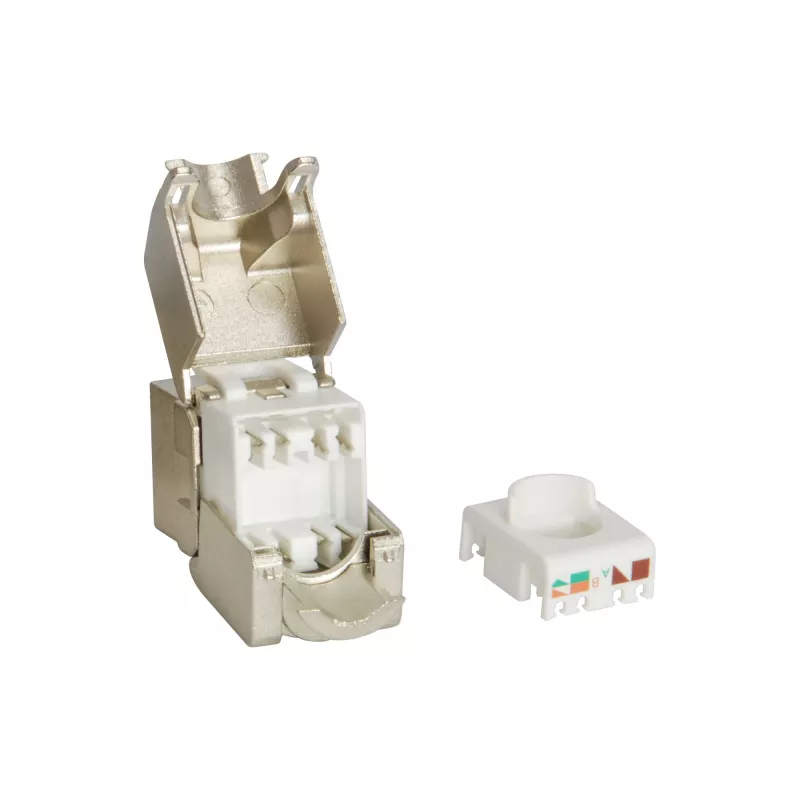 Conector fêmea keystone Cat.6 blindado sem ferramentas Equip 767213