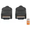 Cabo HDMI com Ethernet Manhattan HDMM1MP 1 m macho para macho preto