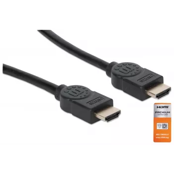 Cabo HDMI macho para macho Manhattan HDMM2MP 1,8 m preto