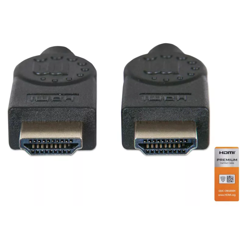 Cabo HDMI macho para macho Manhattan HDMM2MP 1,8 m preto
