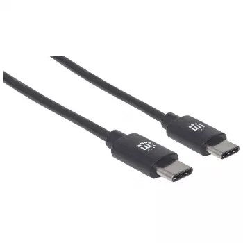 Cabo USB-C Manhattan USB2CC1M 1 m macho para macho