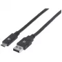 Cabo USB-C para USB-A Manhattan 354974 2 m macho para macho