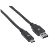 Cabo USB-C para USB-A Manhattan 354974 2 m macho para macho