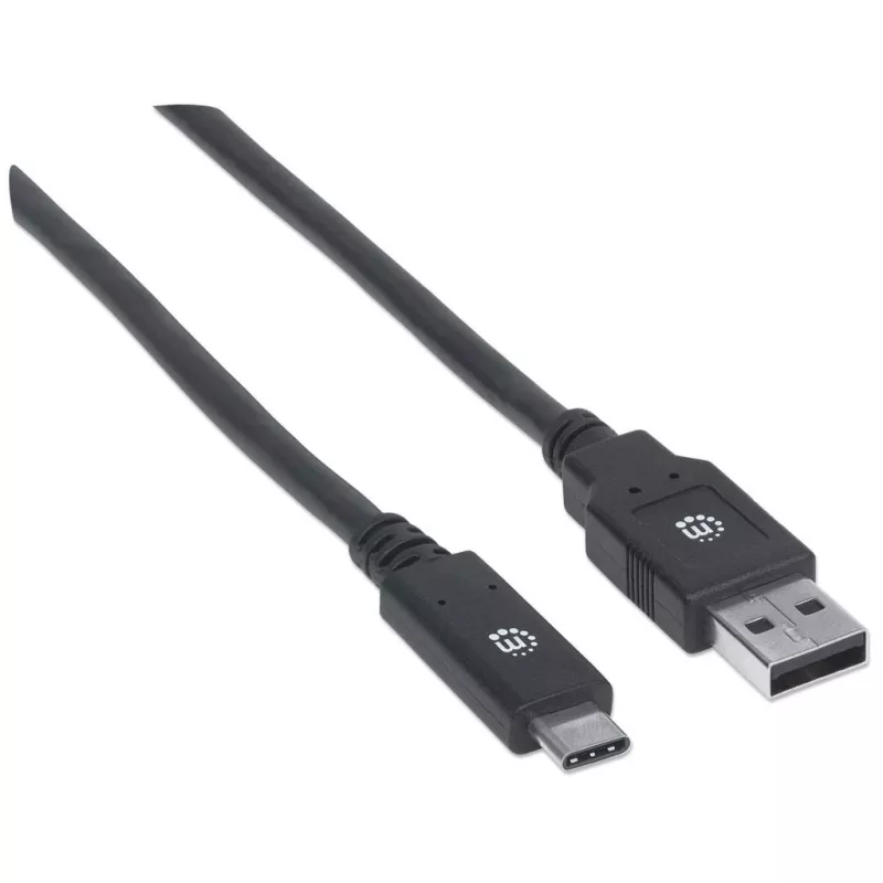 Cabo USB-C para USB-A Manhattan 354974 2 m macho para macho