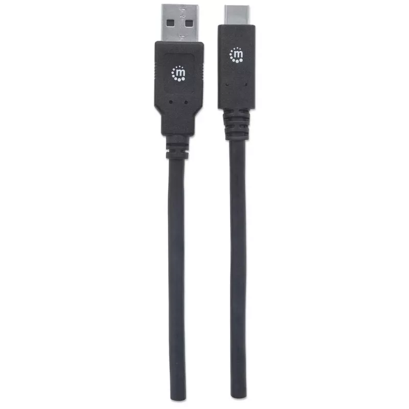 Cabo USB-C para USB-A Manhattan 354974 2 m macho para macho