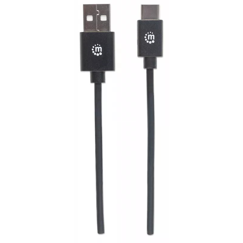 Manhattan 354936 cabo de USB-C para USB-A, USB 2.0, 3 m, macho/macho, preto