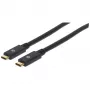 Cabo USB-C Manhattan USB315CC2M 2 m macho para macho preto