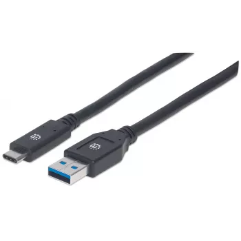 Cabo USB-C para USB-A Manhattan 354981 3 m macho para macho