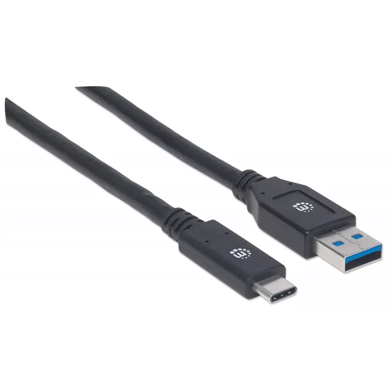 Cabo USB-C para USB-A Manhattan 354981 3 m macho para macho