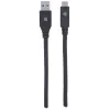 Cabo USB-C para USB-A Manhattan 354981 3 m macho para macho