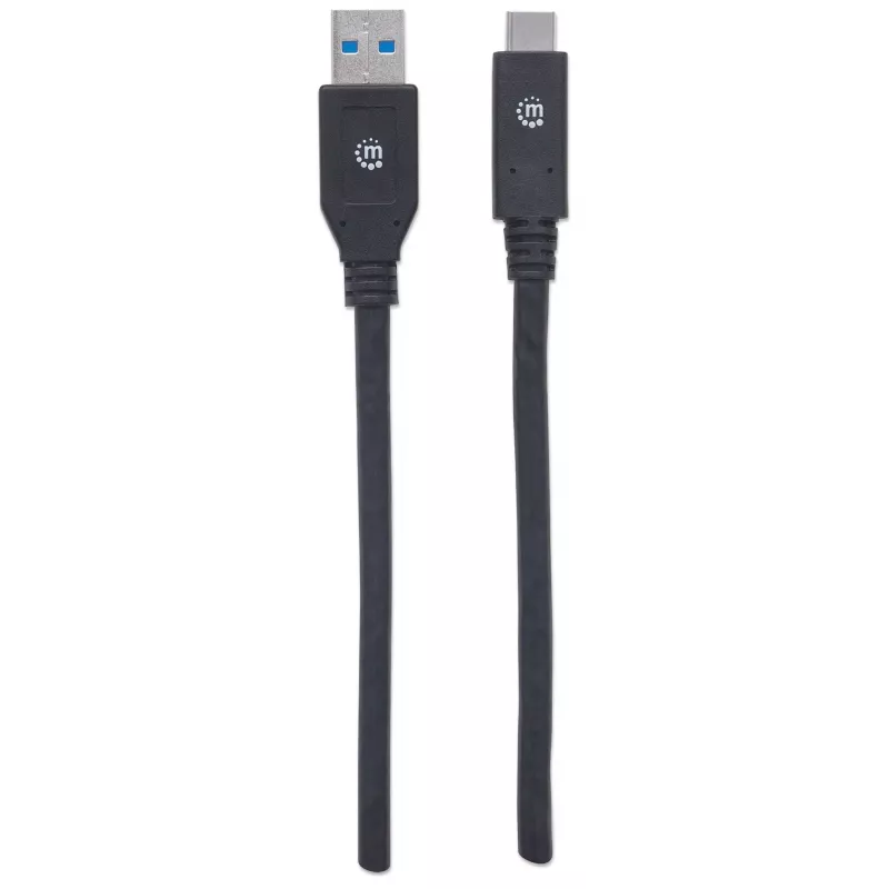Cabo USB-C para USB-A Manhattan 354981 3 m macho para macho