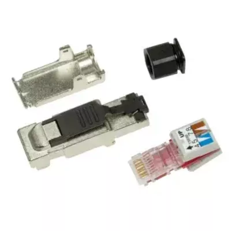 LogiLink MP0040 ficha RJ45 Cat.6A, montável no local